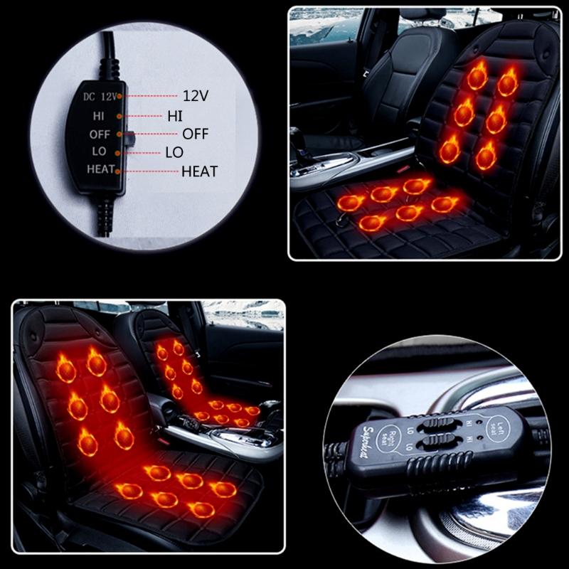 Car Cushion 12V Universal Auto Electric Heating Mat Heating Pad Winter
