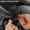 For VW Golf Bora Jetta Passat Silicone 5 Gear Head Protector Case Shift Gear Knob Cover Stick Lever Shell Skin Black
