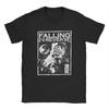Astronaut Fällt Rückwärts T-Shirt Unisex Band Musik Lustig Lässig Reines Baumwoll-T-Shirt Rundhals Kurzarm-T-Shirt Einzigartig