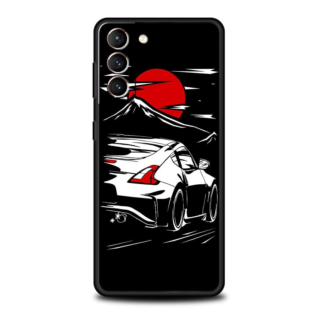 

Phone Case Cover for Samsung Galaxy S26 S25 S24 S23 S22 S20 S21 FE Ultra Plus S25 Edge 5G Soft TPU Capas JDM Car Funda Coque Bag Samsung S24Ultra