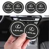 Lcmn8 Car Coaster Anti-Slip Silicone Pad Water Non Slip Cup Holder Drink Mat For GX Ct200h IS300h RX330 UX250 LS430 LX570 NX300h