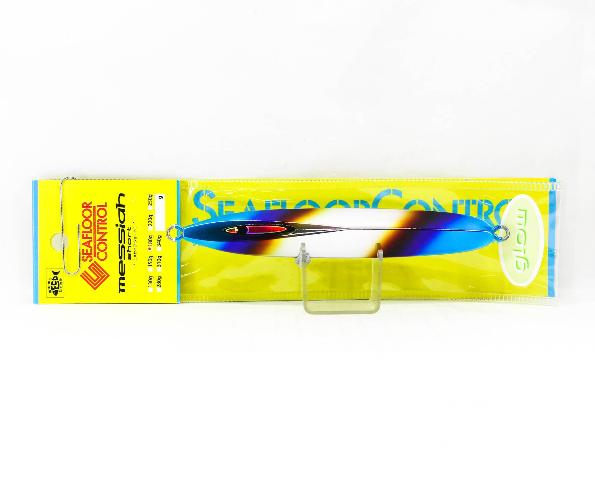 Seafloor Control Metal Jig Messiah short 180 grams Zebra Glow (5311)
