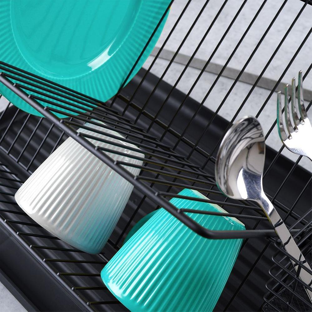 Drainer for Dishes, Cutlery, Plates, Two-level, Two-tier, Standing