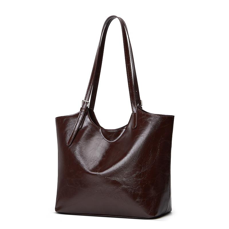 Retro Large-capacity Bag Women's Bag New Trendy Versatile Tote Bag Fashionable Shoulder Work Commuter Bag