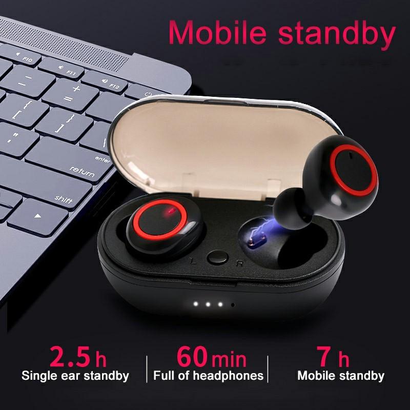 A2 Bluetooth 5.0 Headset Hifi Stereo Sport Earphone Waterproof Wireless Headset