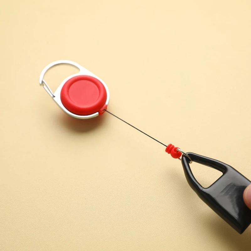 Naklejka silikonowa Zapalniczka Smycz Bezpieczny klips do schowka Wysuwana osłona na brelok