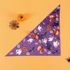 2 Pack Halloween Dog Bandanas Pumpkin Ghost Dog Triangle Scarf Pet Bibs Halloween Dog Bibs Bandanas For Dog Accessoires