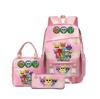 Rhythm Box Sprunki Music Game School Bag Backpack Pencil Bag Three-Piece Set Student Heat Printing Backpack