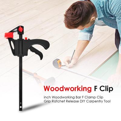 4 Inch Woodworking F Clip Clamp Clip Grip Quick Ratchet Release Bar Clamp DIY Carpentry Hand Tool Woodworking Supplies