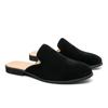 Half Shoes For Men Mules 2026 Suede Leather Italian Slip On Flat Summer Mens Casual Shoes Breathable Loafers Slippers Man Slides