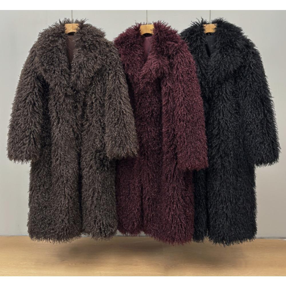 Women`s Hooded Collar Long Sleeve Faux