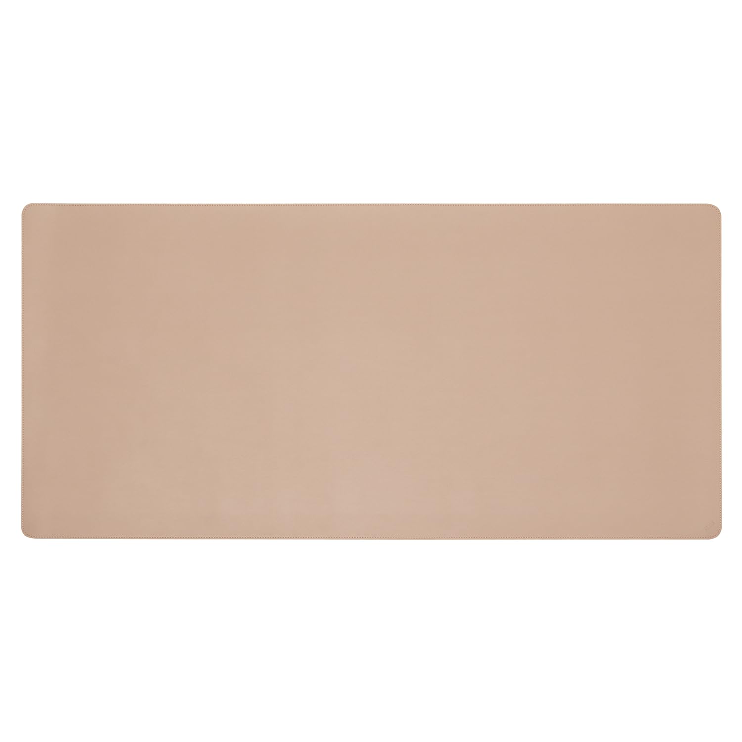 

Plus Reversible Desk Mouse Mouse Synthetic Mat, Compatible, Double-Sided, Smooth/Soft Leather-Touch Pad, Leather, 900x430mm, Beige/White, DM-002LT,