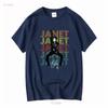 Janet Jackson Summer Cotton T Shirt S 5xl Long Or Short Sleeves Vintage Washed Stretched Stylish Unisex Casual Breathable Homme