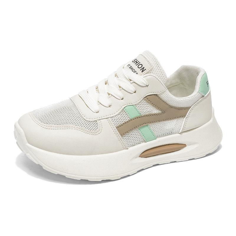 2025 Summer Women's Shoes New Breathable Hollow Mesh Shoes Children's Korean Version Versatile Platform Sports Shoes Casual Dad Shoes