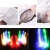 1Pair LED Light Up Hand Finger Gloves Halloween Christmas Costume Dance Decor