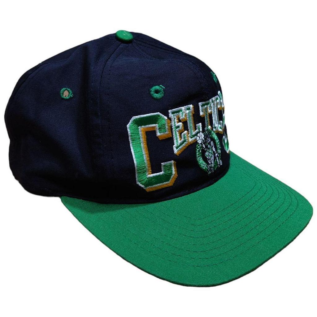[USED] 90s NBA Official Big Logo Embroidered Baseball Cap Celtics