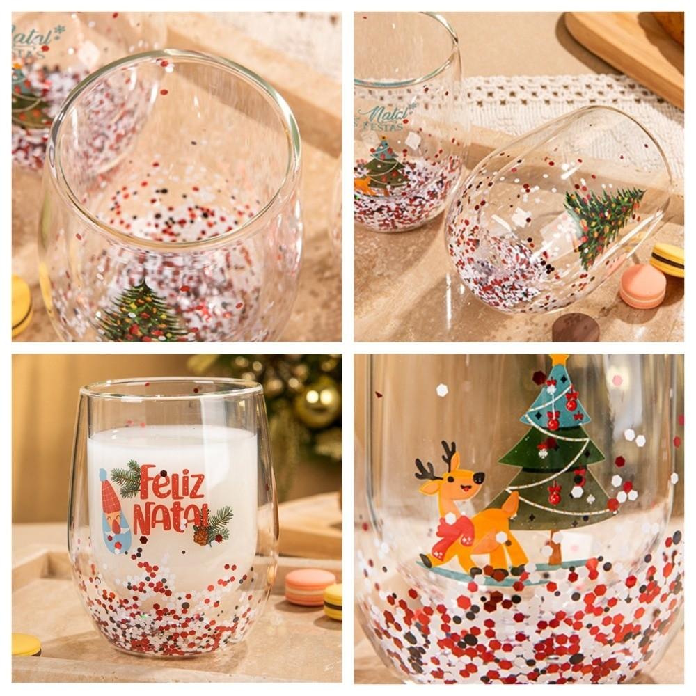 Transparent Coffee Milk Mug Tea Espresso Cup Heat-resistant Christmas Gift Gift Giving