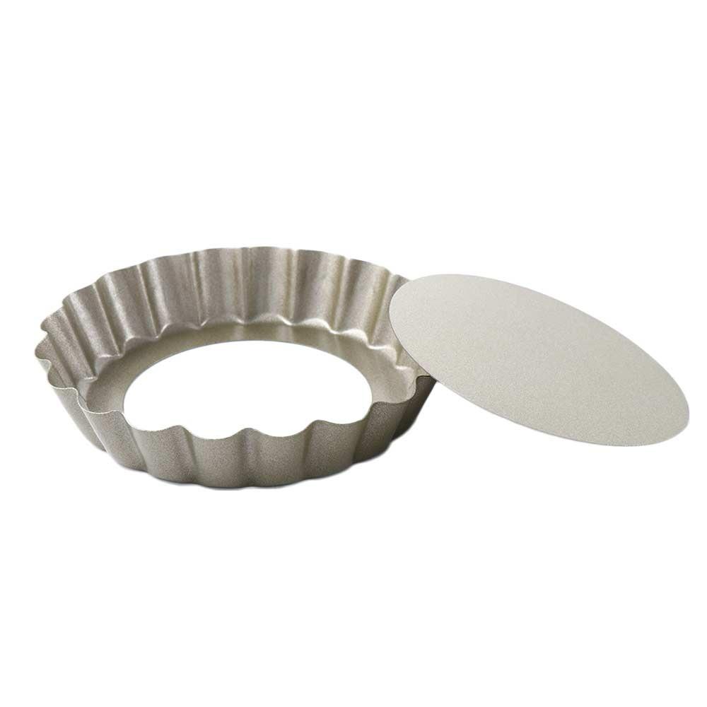 Dessert Cheese Non-stick with Removable Bottom Mini Baking Tool Pie Mold Quiche Mould Tart Pan золотой