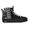 Kappa Fabric Wrap Non-Slip High-Top Skate Shoes Unisex Skate Shoes Black K0AY5CC05D-990