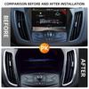 Pentru Ford Kuga Escape 2013 - 2019 Autocolant Ventilație Aer Condiționat Față Navigație Priză AC Capac Ornament Accesorii Interior Mașină