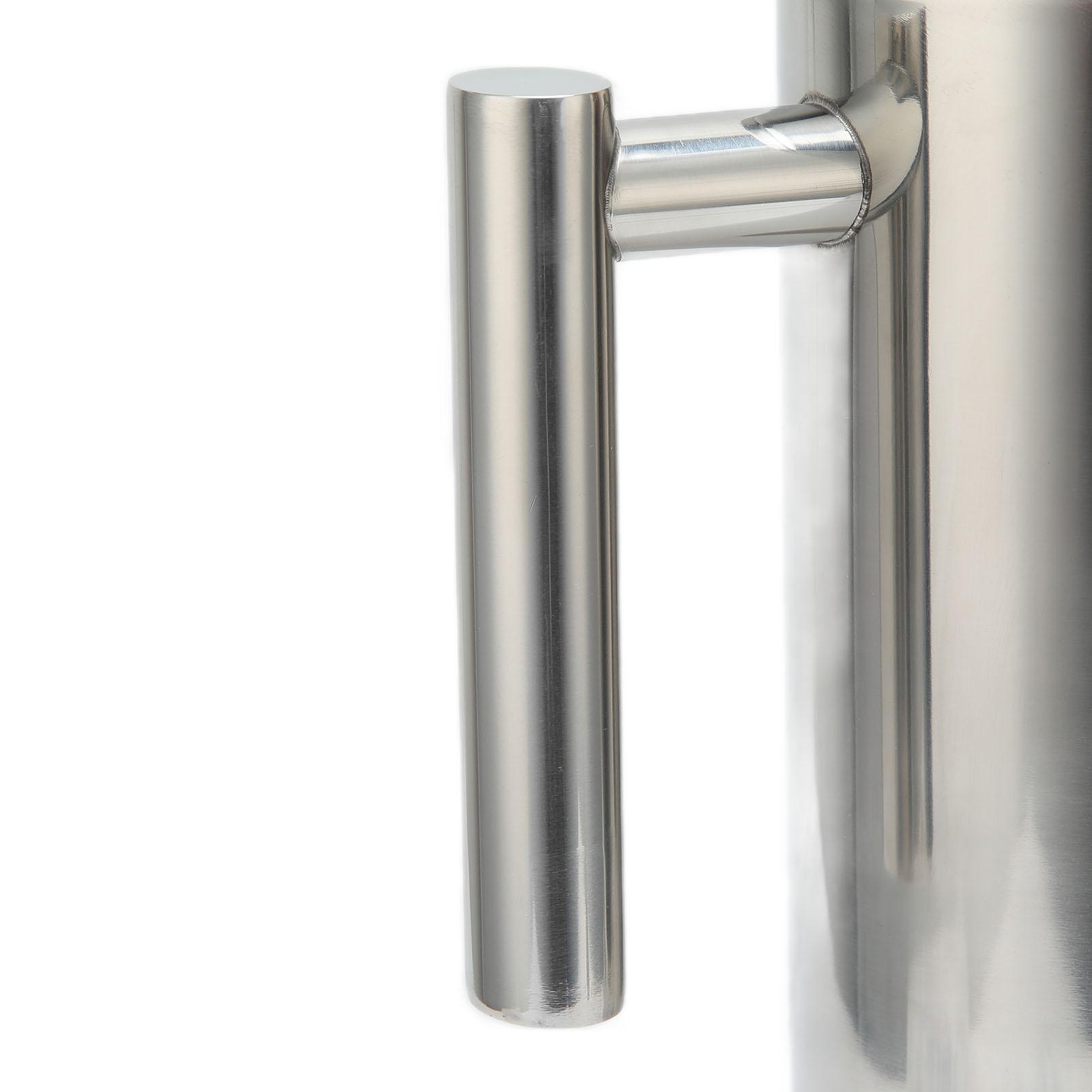 Cafetière à piston en acier inoxydable 1000 ml, cafetière à infusion manuelle pour la maison