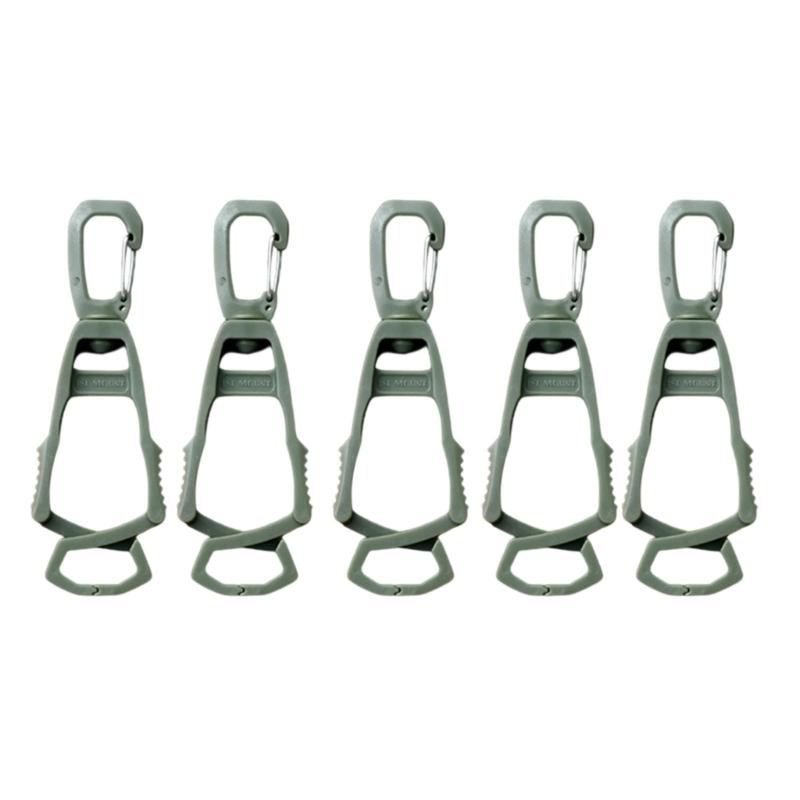 Multipurpose Clip Hook for Outdoor Organization Plastic Clamps with Nonslip Grip for Camping Hiking Accessories
