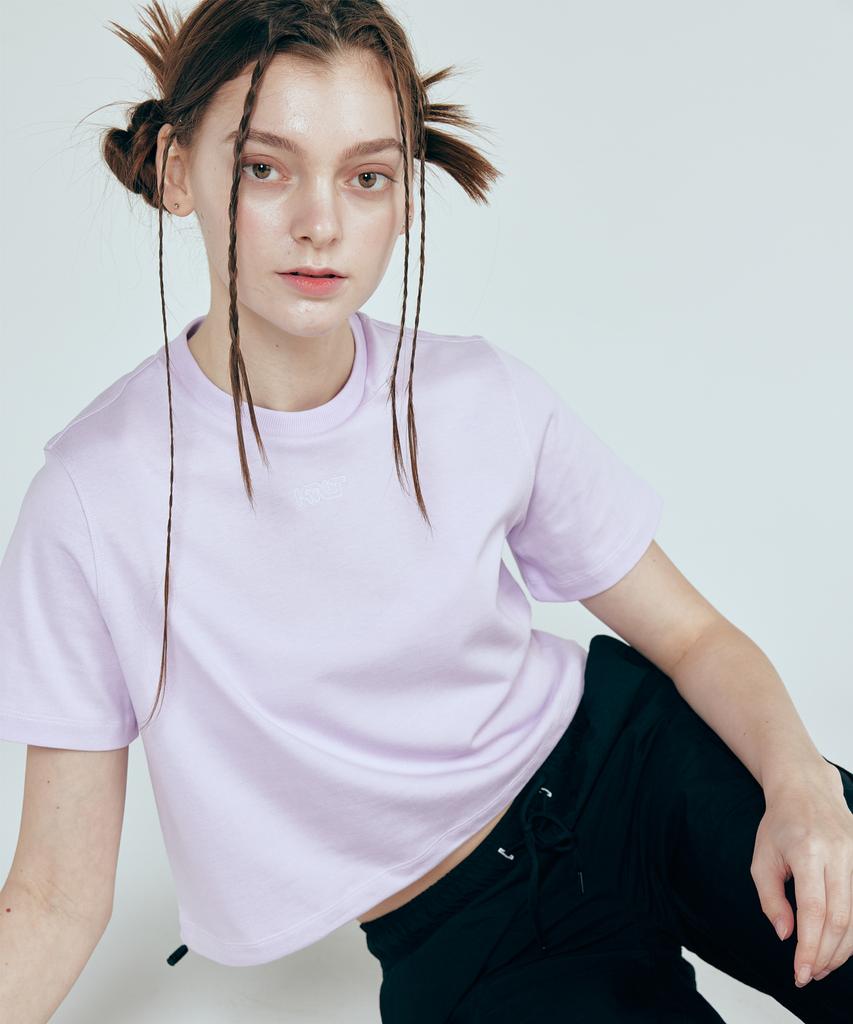 Kinetikeullo String Crop T-Shirt (Lavender)