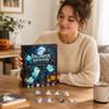 2D Halloween Advent Calendar with Days of Treats - Countdown Calendar Gift Box for Kids and Adults