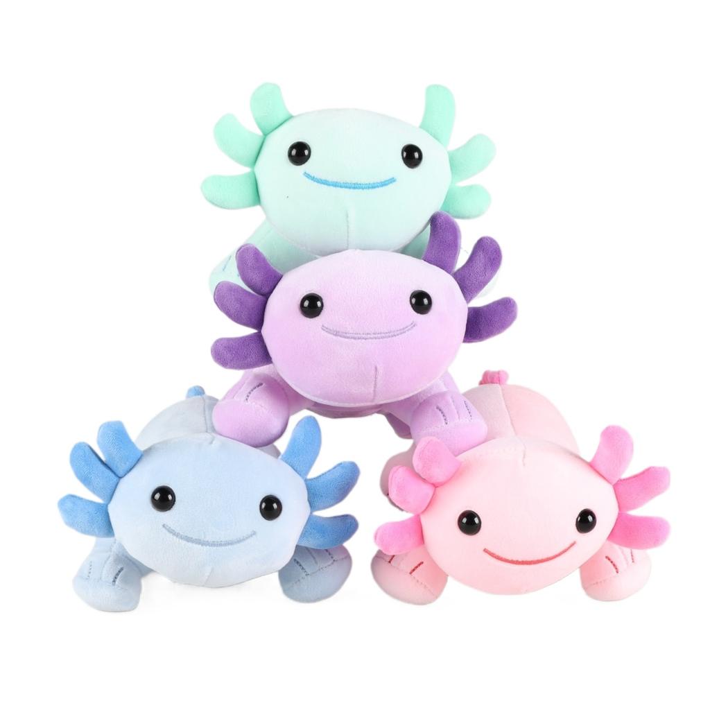 25cm Kawaii Kreslená Panenka Salamandr Axolotl Plyšová Hračka Plyšové Zvířátko Panenky Děti Dárek k Narozeninám Dekorace do Pokojíčku