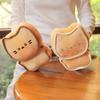 1 Piece Kawaii Lifelike Butter Biscuit Cat Doll Soft Stuffed Animal Pillow Ins Style Butter Biscuit Cat Plush Toy Kids Gift