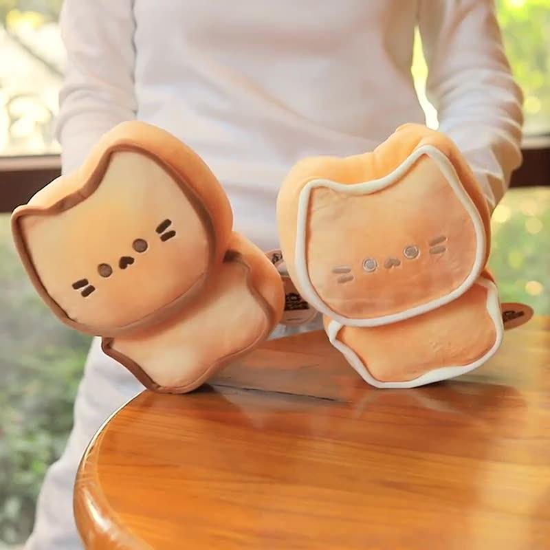 1 Piece Kawaii Lifelike Butter Biscuit Cat Doll Soft Stuffed Animal Pillow Ins Style Butter Biscuit Cat Plush Toy Kids Gift