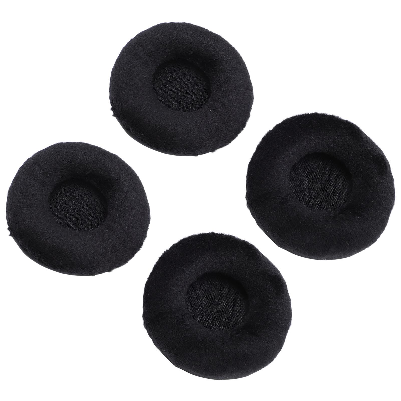 

4PCS Headphone Ear Pads Comfortable Memory Foam Earpads Cushions Replacement for ES7 ES10 SJ3 SJ5 чёрный