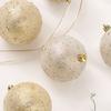 12pcs 8cm Sequin Christmas Balls Set Plastic Christmas Tree Pendant  Home Xmas Decor