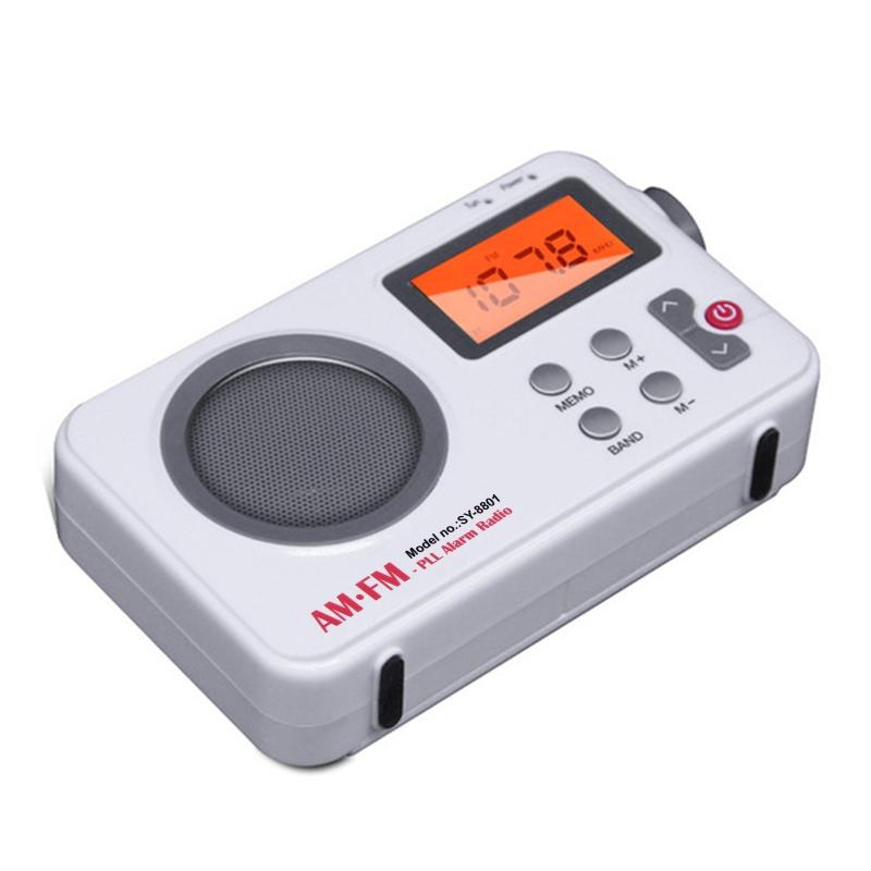 LCD Display Radio Receiver Speaker FM AM Digital Stereo Mini MP3 Music Player Portable Radio