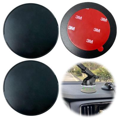 YIXINLYMY Suction Cup Base Dashboard Suction Cup Auxiliary Board with 3M Adhesive Tape Strong Adhesive Portable Diameter Set of 3 73/86mm (86mm)