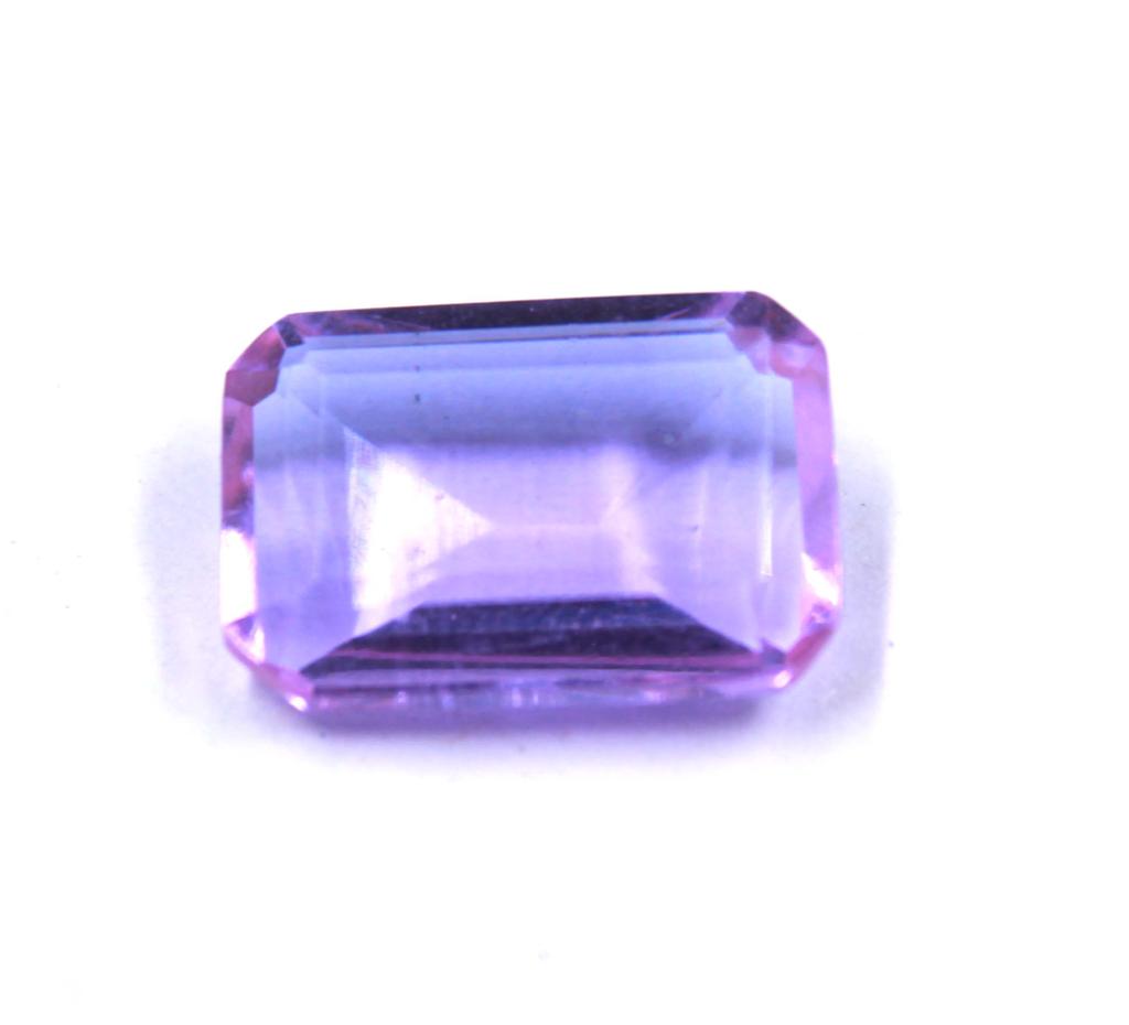 9.40 Carat Christmas Day Big Offer Purple Alexandrite Emerald Shape Russia Certified Gemstone SN48