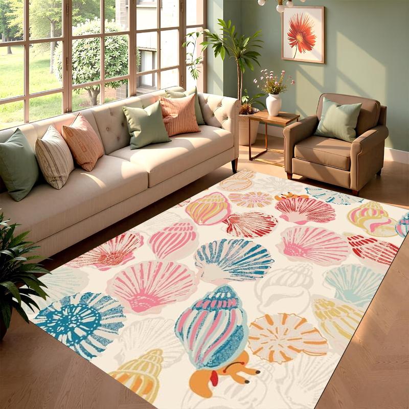 Rainbow Stars Rug Carpet Non-Slip Mat for Living Room Bedroom Children's Room Multicolor Star Soft Floor Mat Home Rugs & Carpets