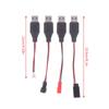 Rc Usb Charging 3.7V Lithium Battery Charger Cable Usb To Jst /Sm / Futaba Plug Cable For 3Rc Drone Quadcopter