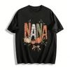 Fall Pumpkin NANA Print Casual Top Pure Cotton T-shirt