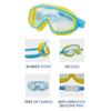 Kids Swimming Goggles, Kids Swim Goggles for Boys Girls Junior Children Age 3-16, Quick Release Strap Anti-Leak Goggles