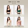 Lu Same Sports Vest Women's Fixed Cup Nude Feel Shock-Absorbing Bra Breast Holding Yoga Pilates Yoga Vest
