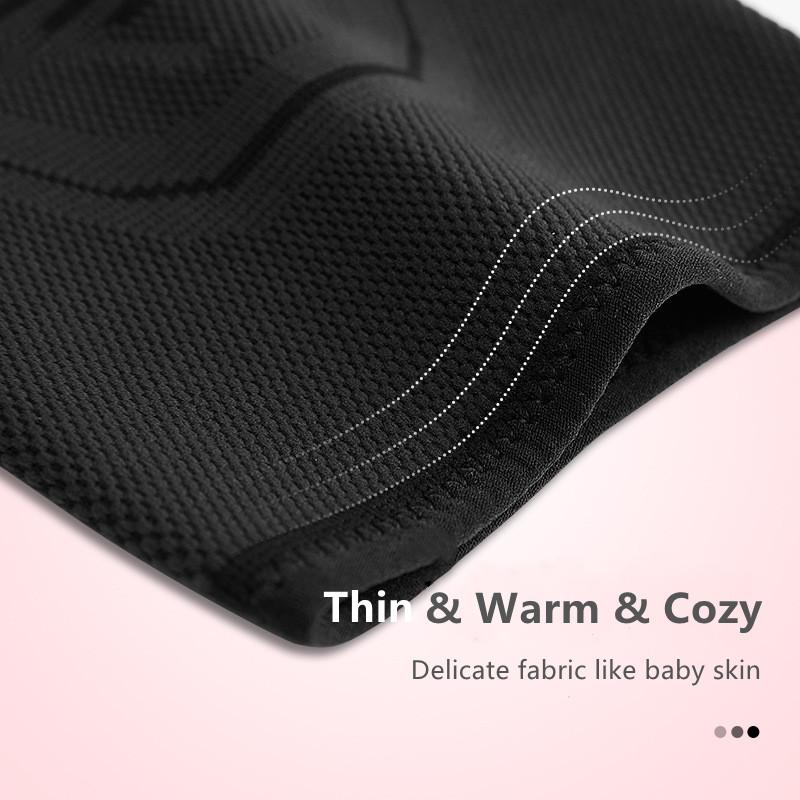 Wytrzymałe i Bezpieczne 1 Para Ortezy Kolanowe do Fitnessu, Biegania, Kolarstwa Elastyczna Nylonowa Orteza Kolana do Sportu Rękaw Kompresyjny na Kolano Koszykówka Siatkówka