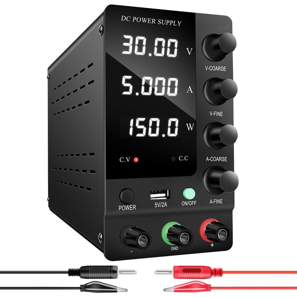 32V 6A 30V 10A Regulated Switching Power Adjustable DC Lab Power Supply  Source Repair Phone PCB Electroplating Charging Device