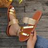 Women's shoes, summer wear, women's oversized rubber herringbone flip flops, flat shoes,  beach soft sparkling springs