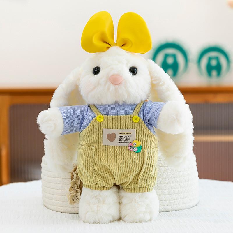 Rabbit Plushie Cute Toy Pp Cotton Filling Children Playroom Decor Children Gift