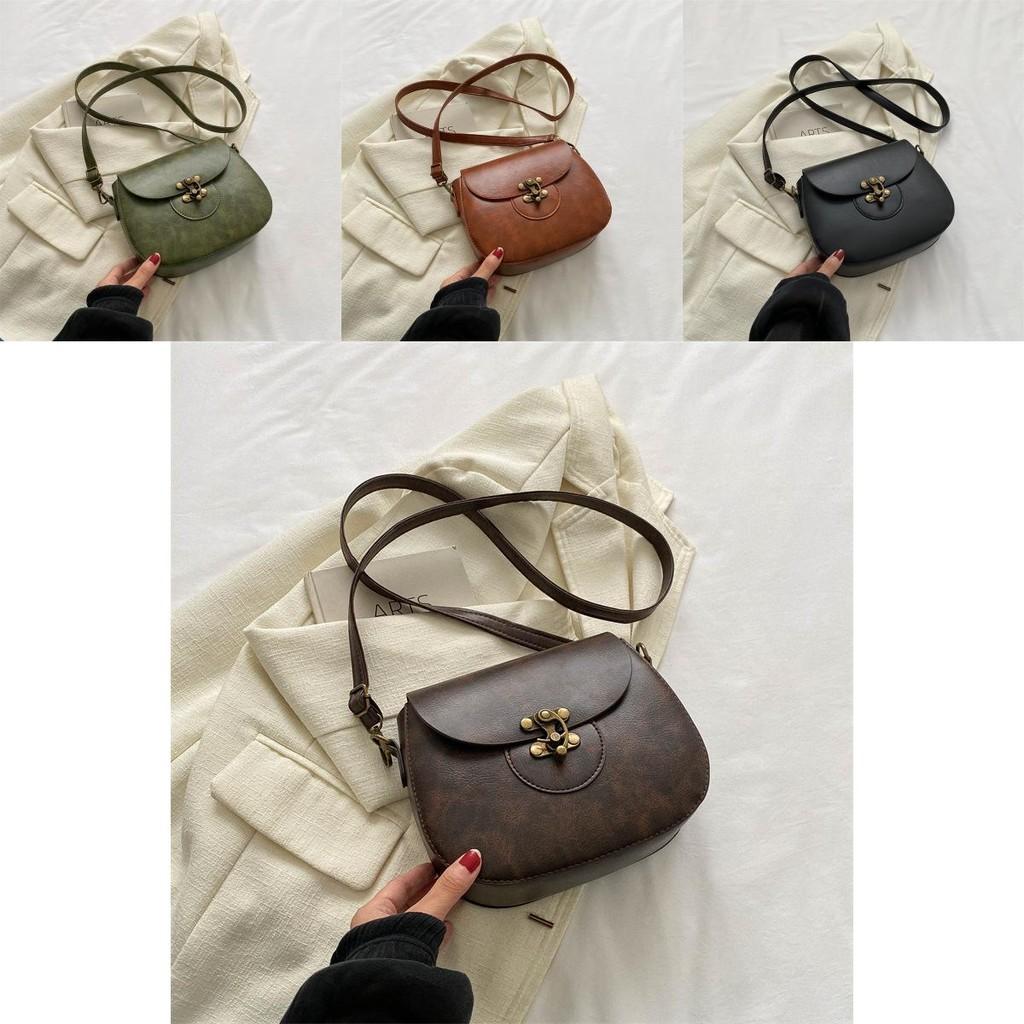 Fashionable Casual Shoulder Bag For Women Vintage Design Soft And Spacious Saddle Bag