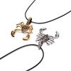 Punk Vintage Scorpion King anheng Cord Chain Halskjede Genser Retro smykker