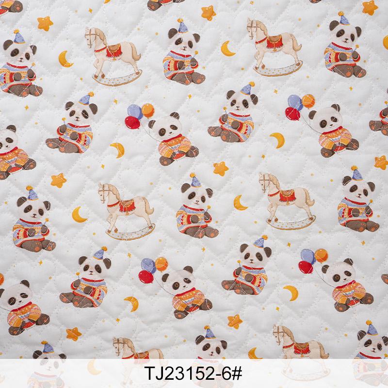 0.5m/1m Puppy Printed Heart-shaped Quilted Cotton Fabric For Sewing Gloves Children's  Jackets Makeup Bags Handmade DIY Fabric