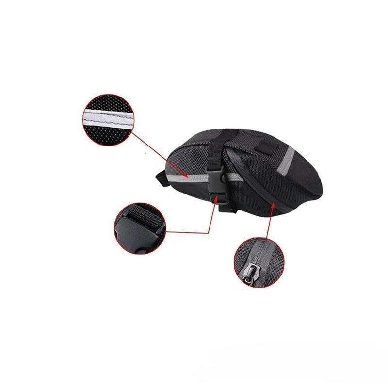 Mountain Bike Bag Bicycle Tail Bag Road Bike Riding Seat Saddle Bag Cycling  Accessories Bike Accessories