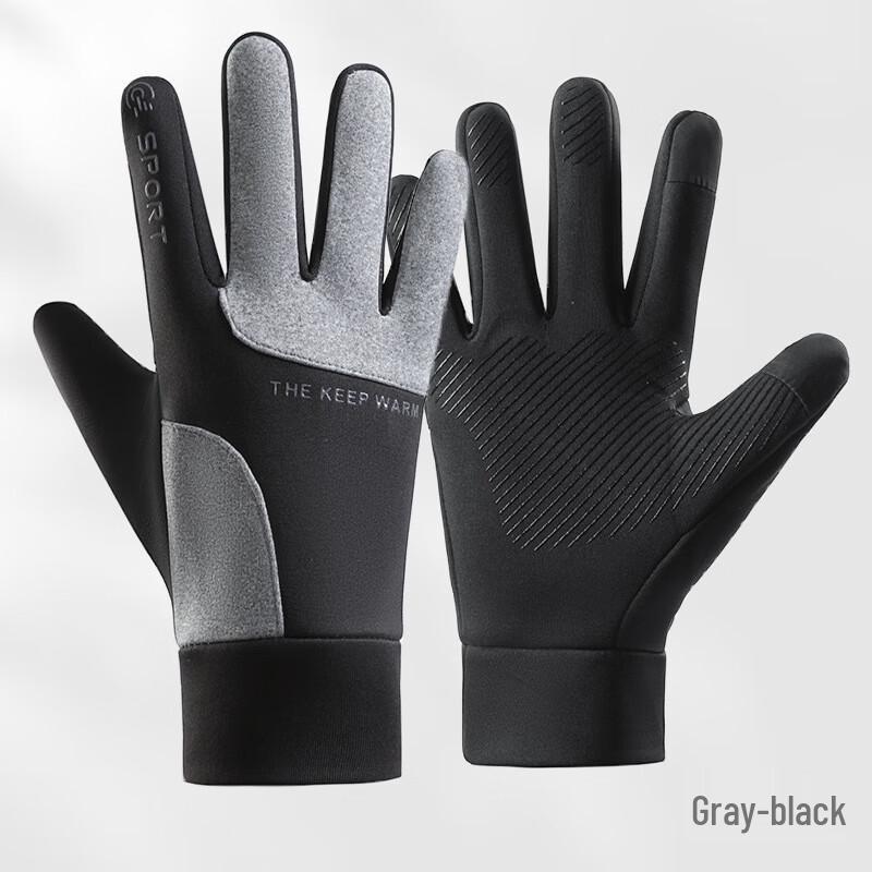 Ankelai Unisex Winter Waterproof Touchscreen Cycling Gloves